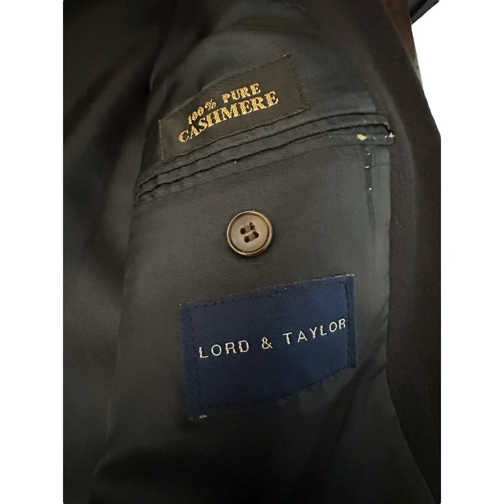 Grant Thomas Blazer Mens 42‎ 100% Cashmere Lord Taylor Jacket Sport Coat #HR-5